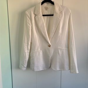 Jules & Leopold Classic White Blazer